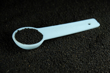 Table spoon with Leaf Tea