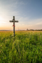 Cross in the field