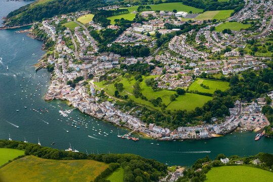 Fowey from above
