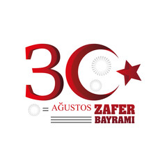 30 August Zafer Bayrami, celebration of victory and the national day in Turkey