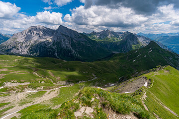 Fantastic hike in the Lechquellen Mountains in Vorarlberg Austria