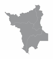 Roraima State regions map