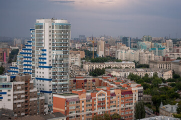 View from above on Samara city
