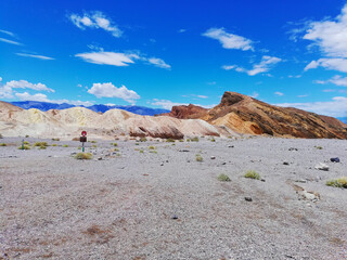 A stunning view in the Death Valley, USA.