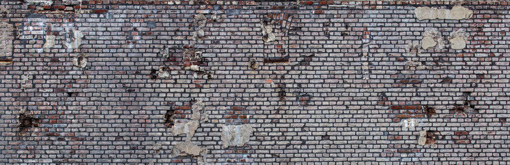background of old brick wall. Texture of grunge brickwork