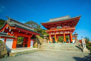 Obraz premium Udo Shrine, located on the Nichinan Coast south of Miyazaki City