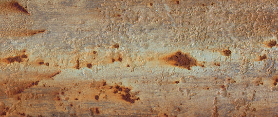 texture of rust on old metal surface background	

