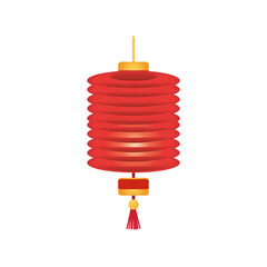 chinese lamp on white background