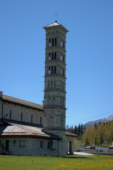 Kleine katholische Kirche in Sankt Moritz 27.5.2020