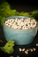 a cup of black-eyed peas