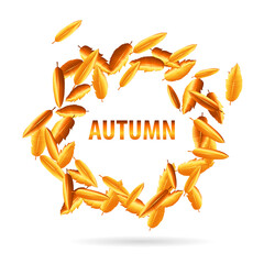 Autumn banner. Autumn -  cover of the calendar. Design element for calendar, brochure, poster, banner, menu. Background for greeting card. Concept, element of outdoor advertising.
