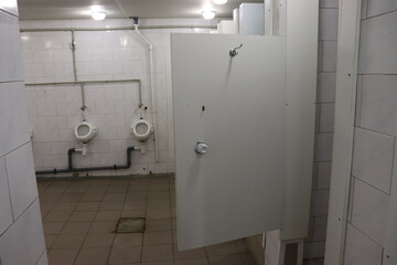 public toilet in Belarus at bus station