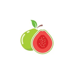 guava fruit vector icon illustration design