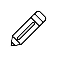 vector illusion icon of  pencil  Outline