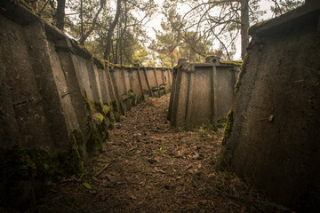 Hel ,okopy z drugiej wojny światowej 