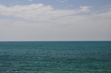 Obraz premium The Atlantic Ocean from Santa Catalina Fortress, Cádiz, Spain