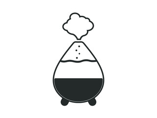 Air humidifier icon.  Air humidifier vector illustration. 