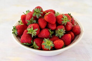 strawberry on a white background