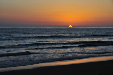 Sunset at El Palmar, Costa de la Luz, Vejer de la Frontera, Andalusia
