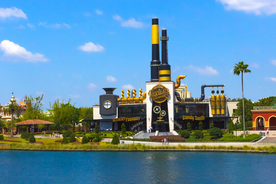 Orlando, USA - May 8, 2018: Charlie Chocolate Emporium In The Universal Orlando Resort