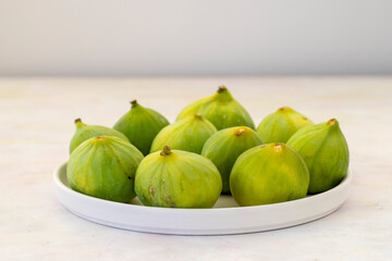 figs on a white background