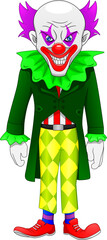 cute clown cartoon