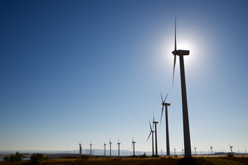 Fototapeta premium Wind energy concept