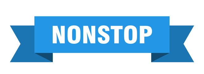 nonstop ribbon. nonstop paper band banner sign