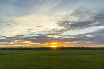 沖縄　宮古島のサンセットビーチ