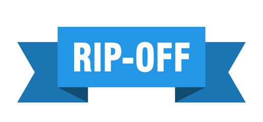 rip-off ribbon. rip-off paper band banner sign