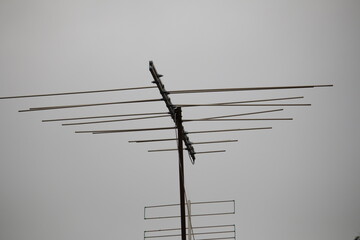 antenna on white background