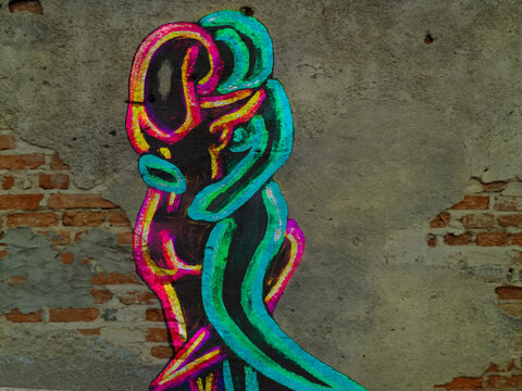 graffiti on wall