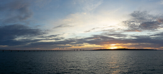 沖縄　宮古島の夕景