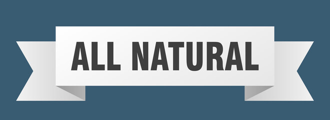 all natural ribbon. all natural paper band banner sign