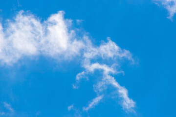 Obraz premium clouds on blue sky close-up copy space