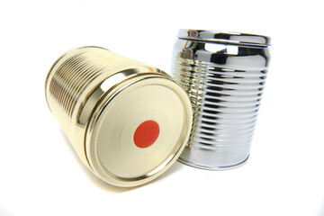 tin can isolated on white