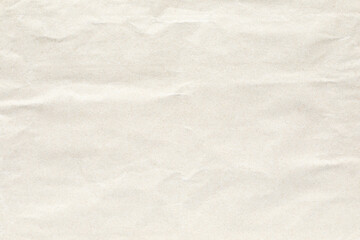 Old pale yellow horizontal crumpled paper background texture