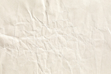 Crumpled brown background paper sheet