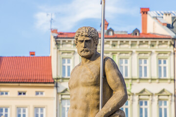 Fototapeta premium A typical view in Biesko Biala Poland