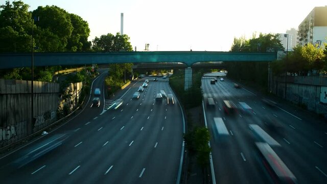 speedlapse p&eacute;riph&eacute;rique paris