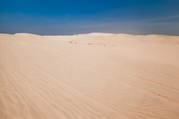 Fototapeta na wymiar sand dunes in Vietnam