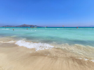 Playa de Muro beach, Mallorca, Spain.