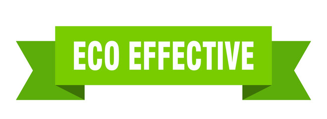 eco effective ribbon. eco effective paper band banner sign