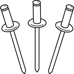 Large flange with open head