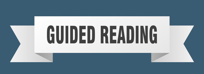 guided reading ribbon. guided reading paper band banner sign
