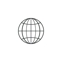 Globe icon. Globe symbol. Vector
