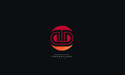 Letter DD Business Logo Design Alphabet Icon Vector Symbol