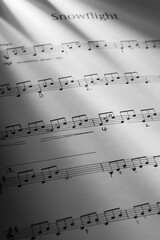 Obraz premium Sheet music.