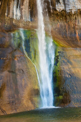 Calf Creek Falls, Viewed from Calf Creek Trail, Grand Staircase-Escalante National Monument, Utah