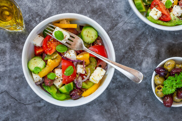Traditional Greek salad
